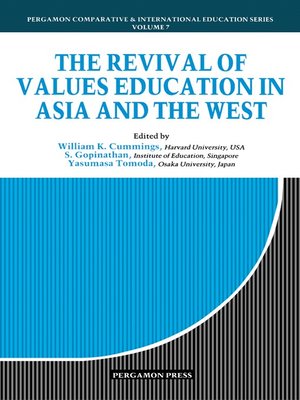 cover image of The Revival of Values Education in Asia & the West